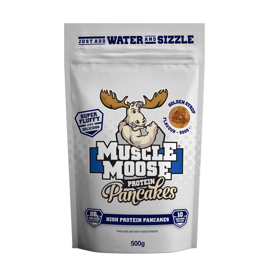 Muscle Moose Protein Pancakes Golden Syrup 500g