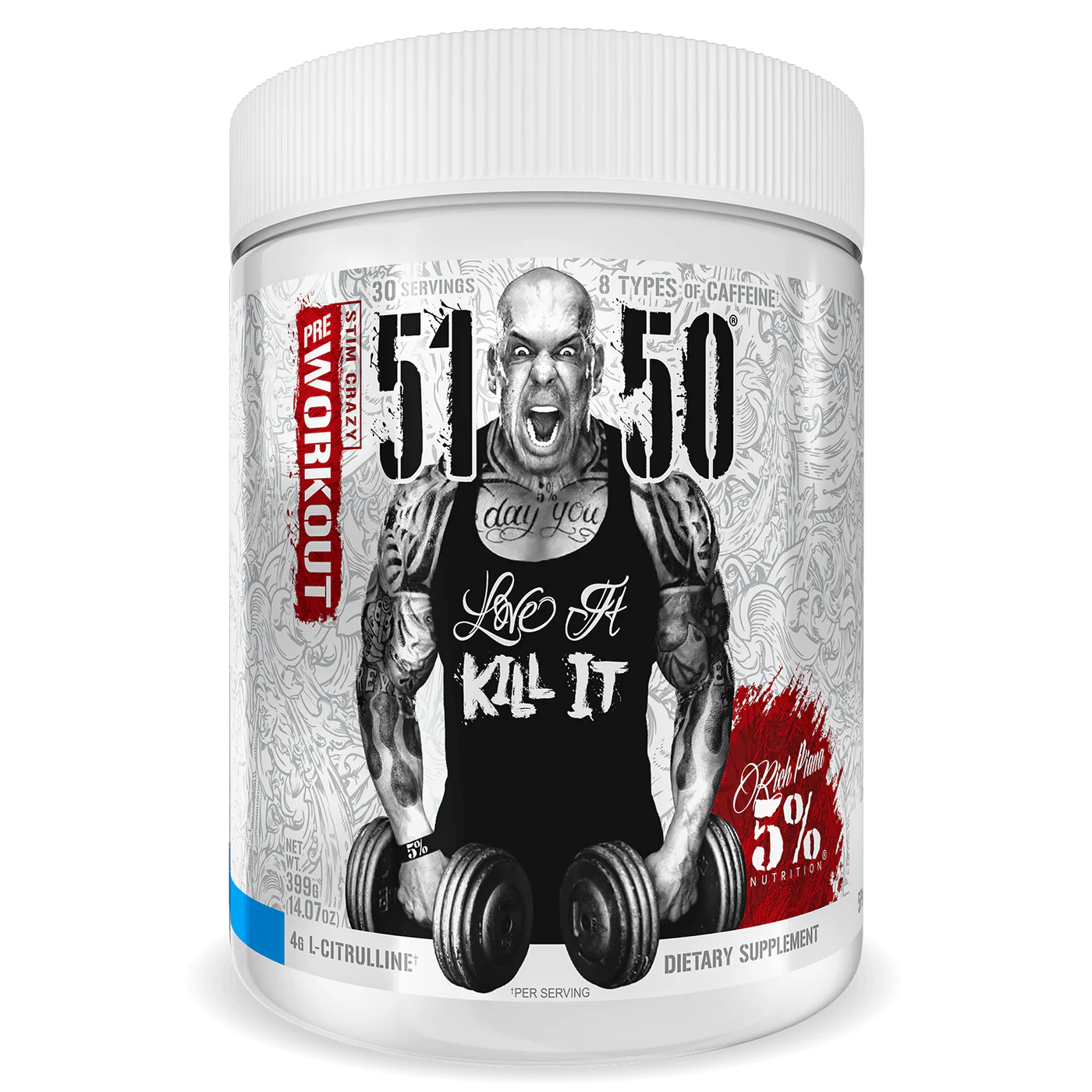5% Nurtition 51/50 (High Stim) Pre-Workout 465g
