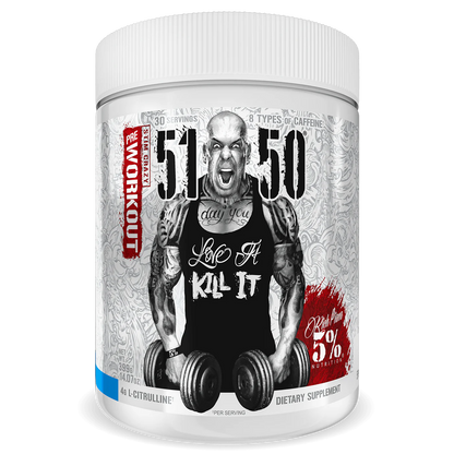 5% Nurtition 51/50 (High Stim) Pre-Workout 465g