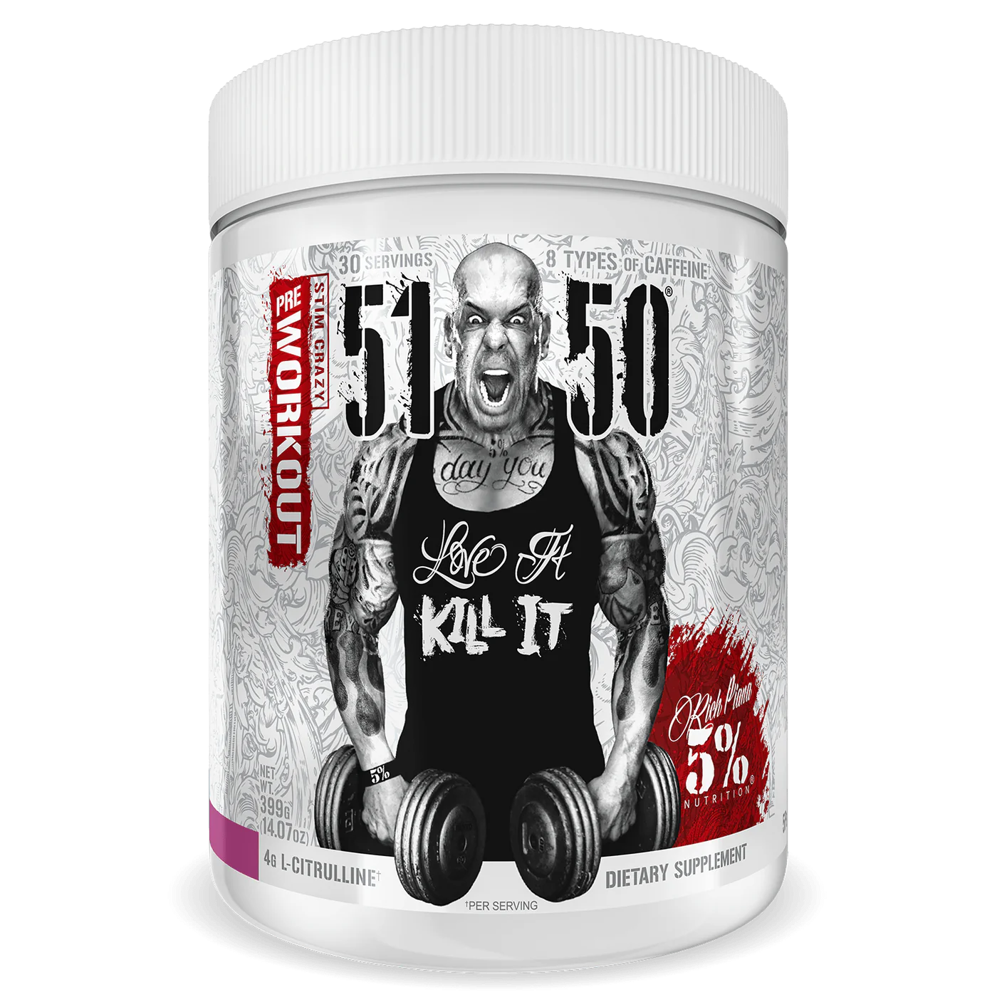 5% Nurtition 51/50 (High Stim) Pre-Workout 465g