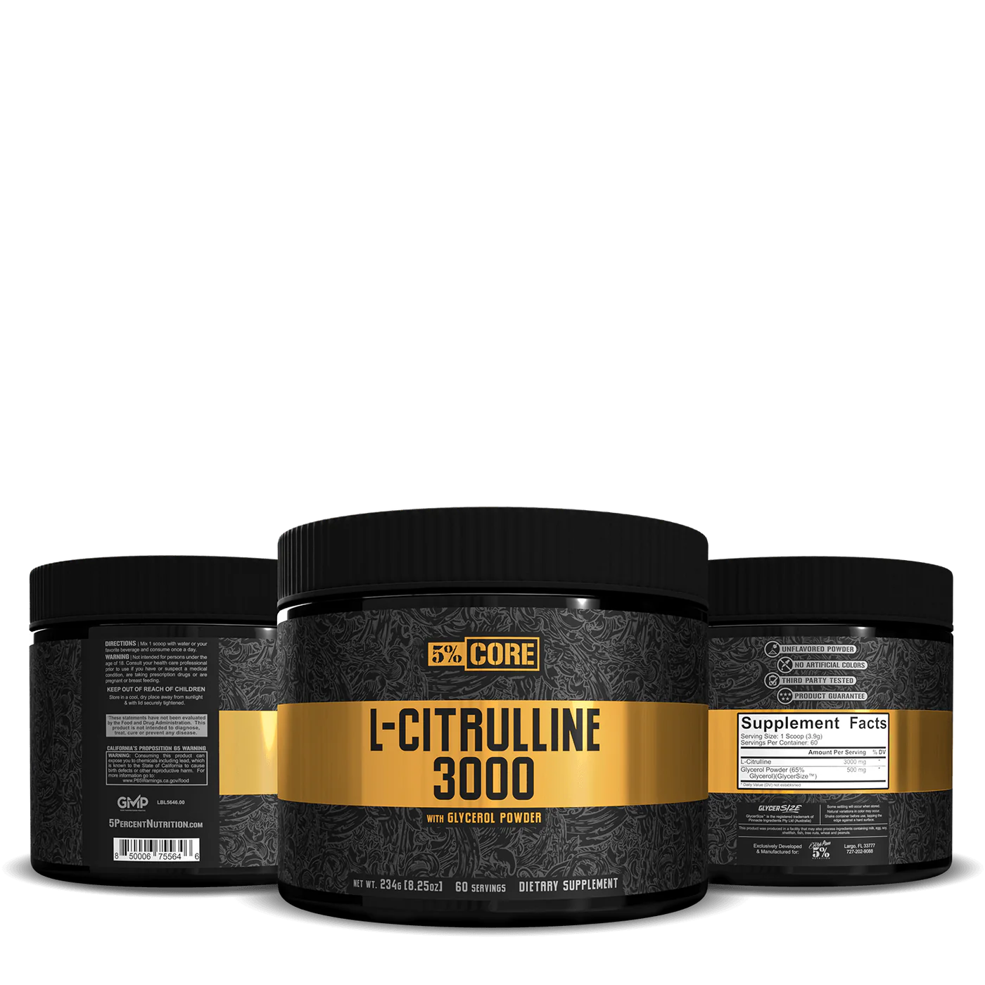 5% Nutrition L-Citrulline 3000 234g