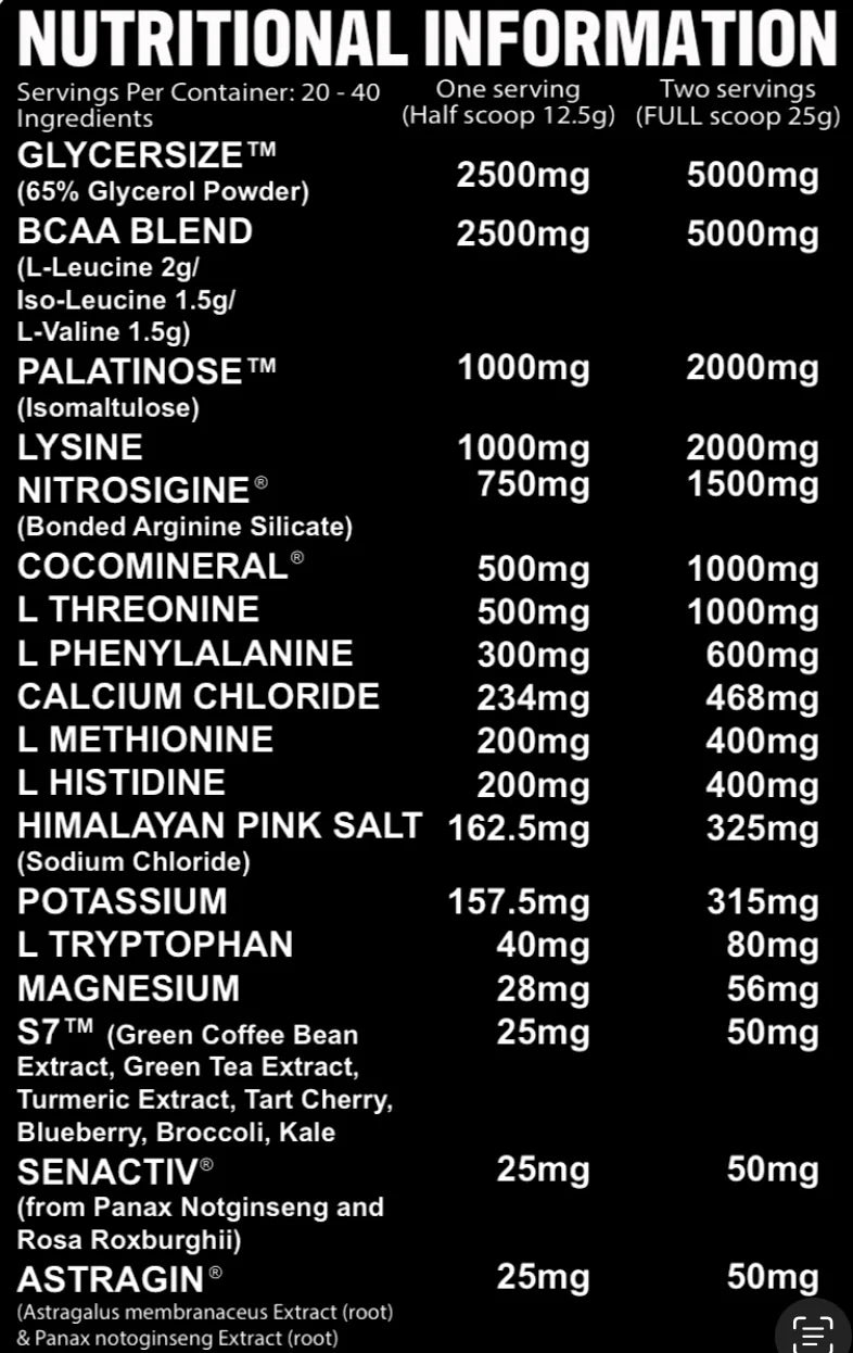 Gorillalpha Ultimate Intra Pump 500g