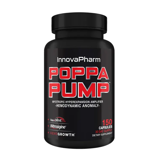 Innovapharm Poppa Pump 150 Caps Sports Supplement product photo