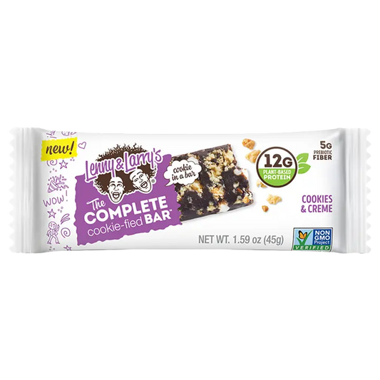 Lenny & Larry's - Lenny & Larry's The Complete Cookie-fied Bar 9x45g - Cookies & Creme - product photo