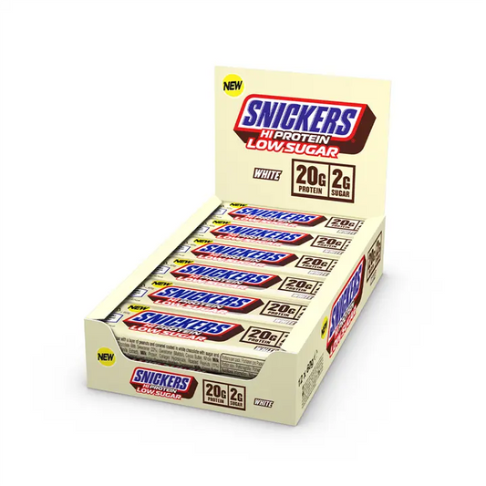 Mars - Snickers Low Sugar Protein Bar 12x57g - White - product photo
