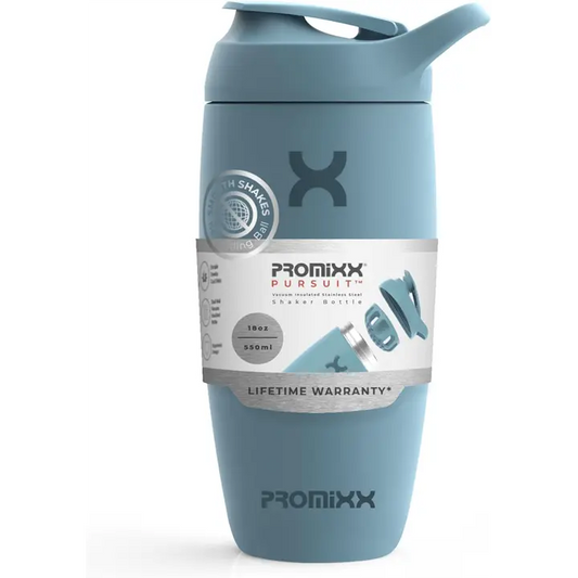 Promixx - PROMiXX Pursuit Stainless-Steel Shaker Bottle 550ml - Ocean Calm Blue - product photo