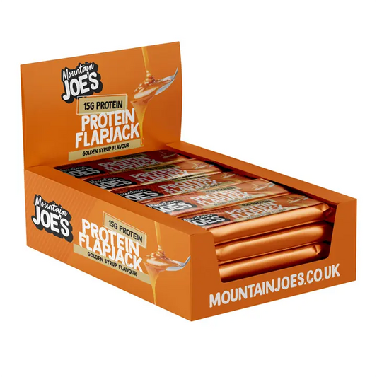 Mountain Joe's - Mountain Joe's Protein Flapjack 16x60g - Golden Syrup - product photo