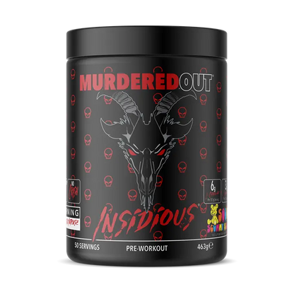 Murdered Out - Murdered Out Insidious Pre Workout 463g - Sour Scummy Bear - product photo