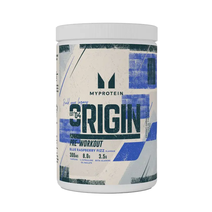 MyProtein - MyProtein Origin Pre-Workout 600g - Blue Raspberry Fizz - product photo