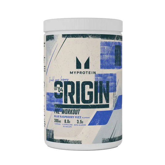 MyProtein - MyProtein Origin Pre-Workout 600g - Blue Raspberry Fizz - product photo