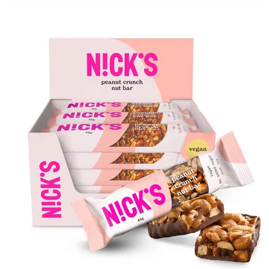 NICK'S - NICK'S Nut Bar 12x40g - Almond Crunch - product photo