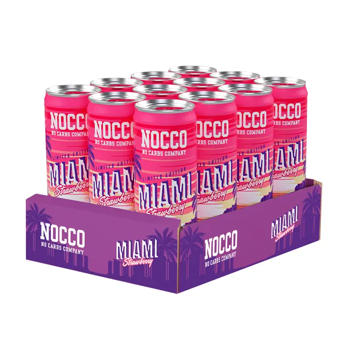 NOCCO - NOCCO BCAA 12x330ml - Miami Strawberry - product photo