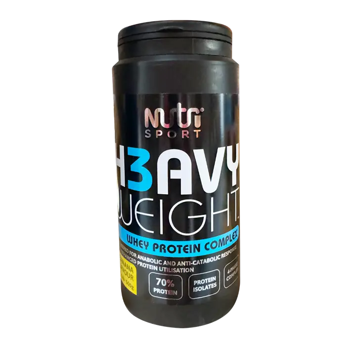NutriSport - NutriSport H3avyweight Whey Protein Complex - Banana / 500g - product photo
