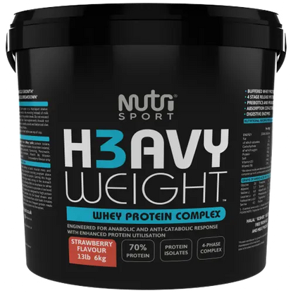 NutriSport - NutriSport H3avyweight Whey Protein Complex - Banana / 6kg - product photo