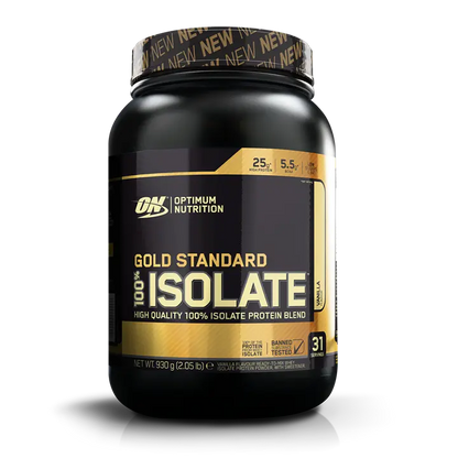 Optimum Nutrition - Gold Standard 100% Isolate Whey Protein powder 930g - Vanilla - product photo