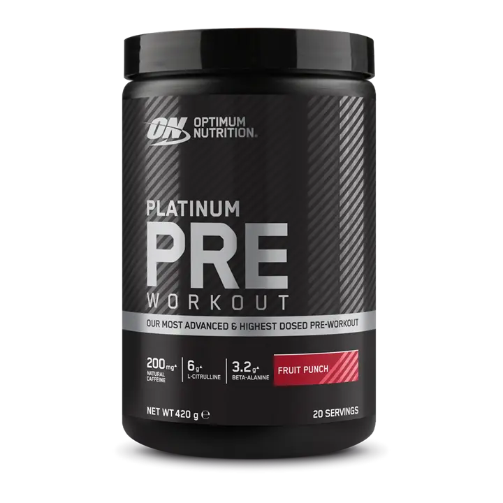 Optimum Nutrition - Optimum Nutrition Platinum Pre-workout - 420g - Fruit Punch - product photo