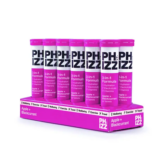 Phizz - Phizz 3-in-1 Multivitamin & Rehydration Electrolyte Effervescent 12x20 Tabs - Apple & Blackcurrant - product photo