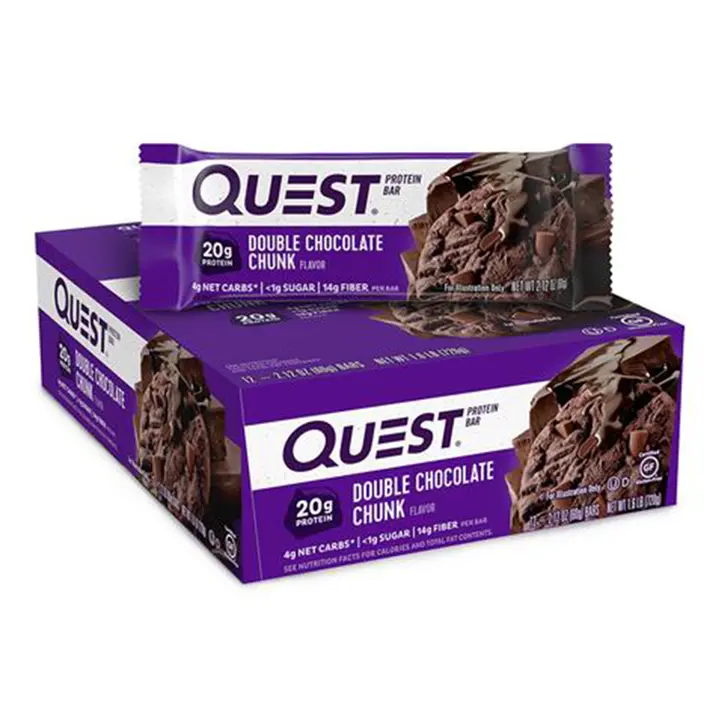 Quest Nutrition - Quest Nutrition Bar 12x60g - Double Chocolate Chunk - product photo