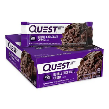 Quest Nutrition - Quest Nutrition Bar 12x60g - Double Chocolate Chunk - product photo