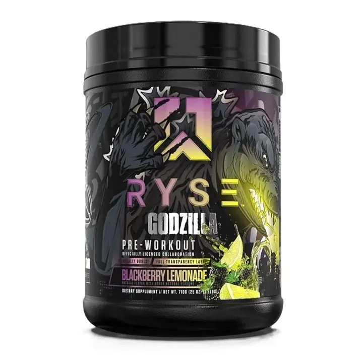 RYSE - RYSE Godzilla Pre-Workout 792g - Godzilla Blackberry Lemonade - product photo