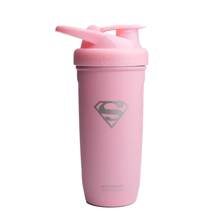 SmartShake - Smartshake Reforce Steel Shaker 900ml - DC Supergirl - product photo