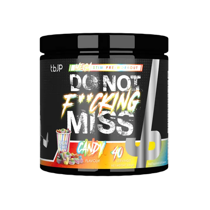 Trained By JP - Trained by JP DNFM High Stim Pre Workout 320g - Candy - product photo