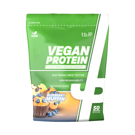 Trained By JP - Trained By JP Vegan Protein 2kg - Blueberry Muffin - product photo