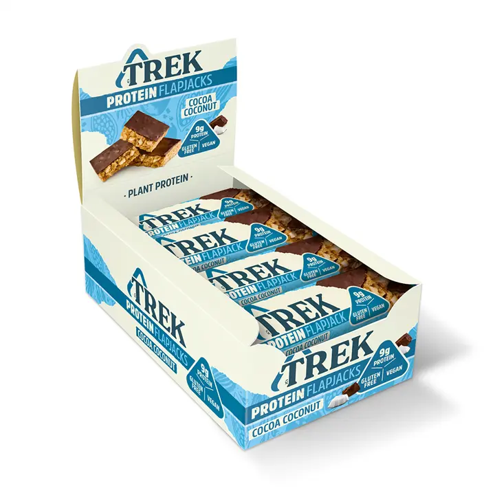 Trek - TREK Protein Flapjack 16x50g - Cocoa Coconut - product photo