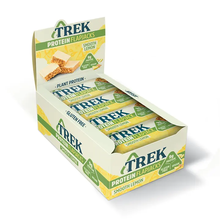 Trek - TREK Protein Flapjack 16x50g - Smooth Lemon - product photo