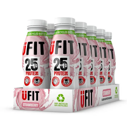 UFIT - UFIT Protein RTD 10x330ml - Strawberry - product photo