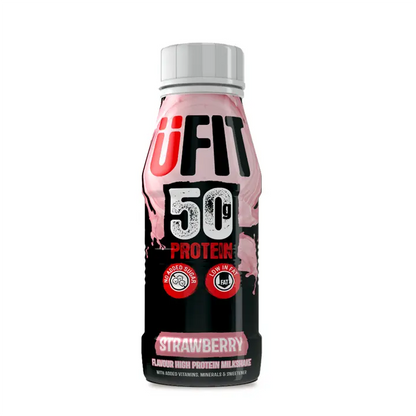 UFIT - UFIT Protein RTD 8x500ml - Strawberry - product photo