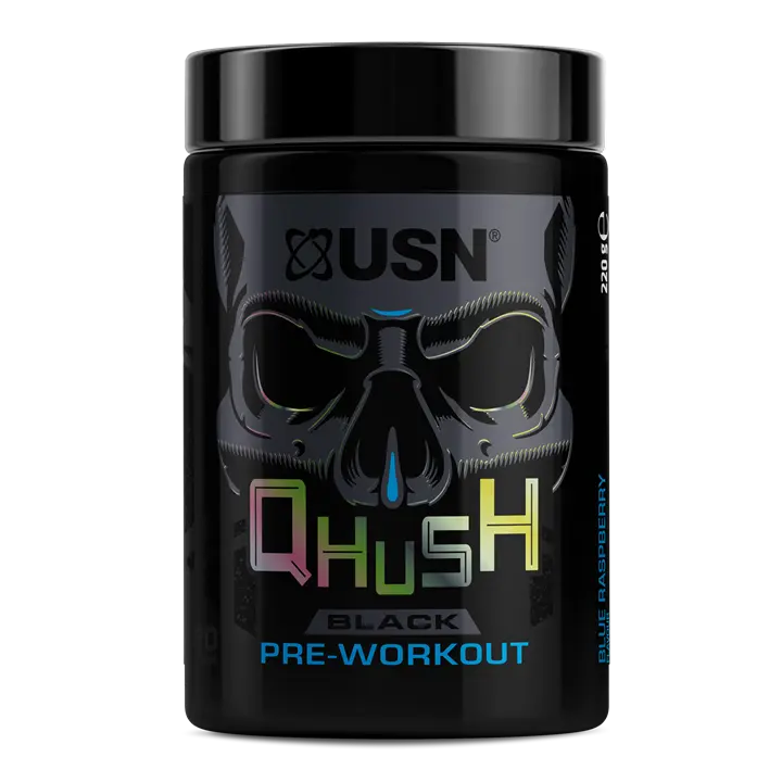 USN - USN QHUSH Black 220g - Blue Raspberry - product photo