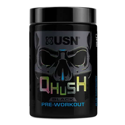 USN - USN QHUSH Black 220g - Blue Raspberry - product photo