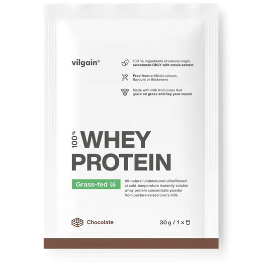 Vilgain - Vilgain Grass-fed Whey Protein - Chocolate / 30g - product photo