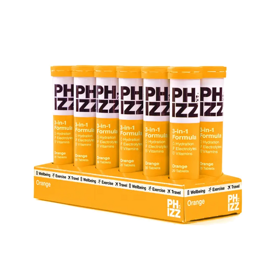 Phizz 3-in-1 Multivitamin & Rehydration Electrolyte Effervescent 12x20 Tabs
