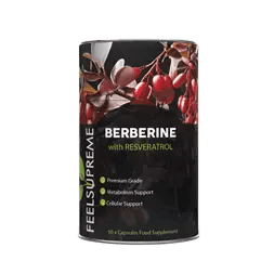 Feel Supreme Premium Berberine & Resveratrol Supplement 60 Caps