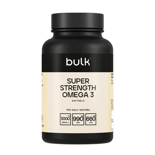 Bulk Super Strength Omega 3 1000mg 90 Softgels