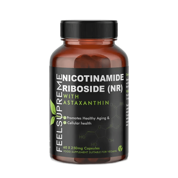 Feel Supreme NAD+ Booster NR with Astaxanthin 60 Veg Caps